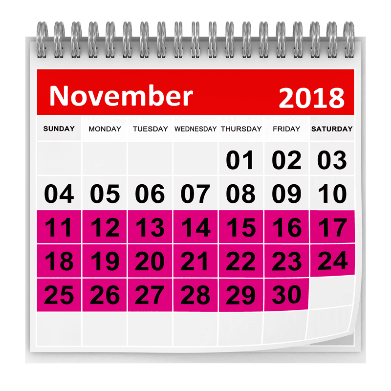 November dates